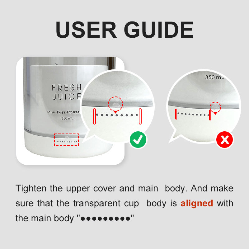 11.83oz Portable Electric Wireless Mini Fruit Blender Juicer - Perfect for On-the-Go!