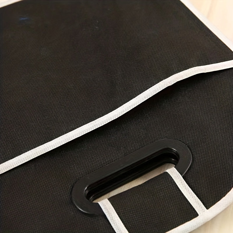 Car Trunk Cargo Storage Bag, Foldable Black Storage Box For Car And Trunk