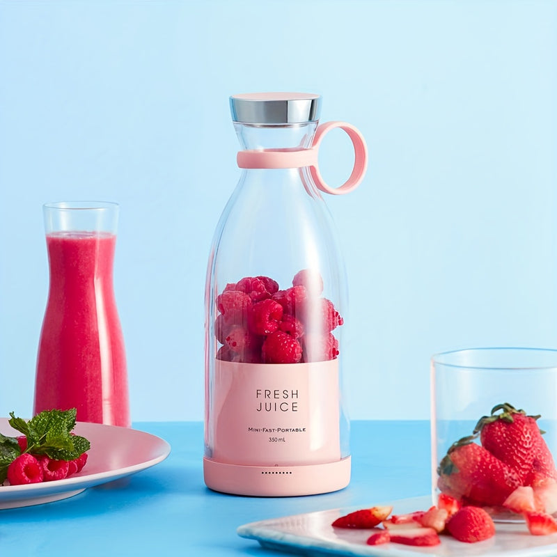11.83oz Portable Electric Wireless Mini Fruit Blender Juicer - Perfect for On-the-Go!