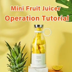 11.83oz Portable Electric Wireless Mini Fruit Blender Juicer - Perfect for On-the-Go!