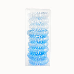 9 Pcs Spiral Hair Ties No Crease, Coil Hair Ties, Phone Cord Hair Ties, Women Ponytail Holder Elastics