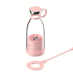 11.83oz Portable Electric Wireless Mini Fruit Blender Juicer - Perfect for On-the-Go!